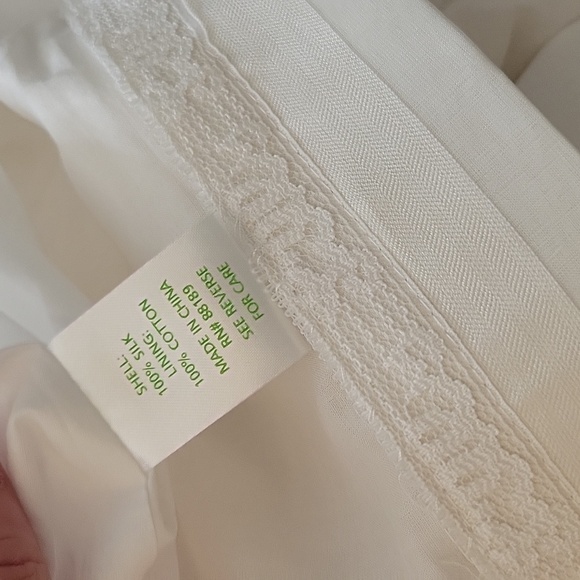 NWT Lilly Pulitzer Blossom Strapless Dress Resort White Wrapping Stripe Silk 14 - Picture 13 of 16